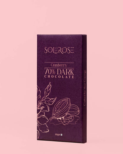 70% Dark Chocolate with Cranberry