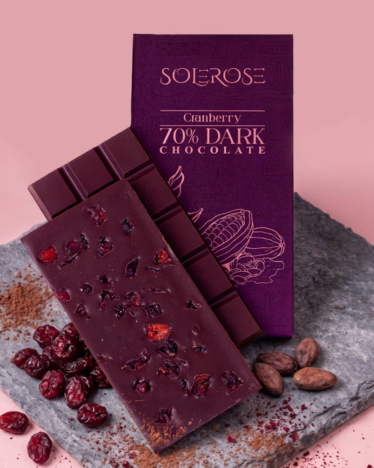 70% Dark Chocolate with Cranberry